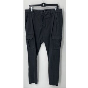 Dondup mens gray textured cargo pants sz 34